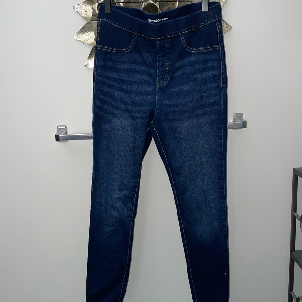 Dark Blue Women's Jeggings